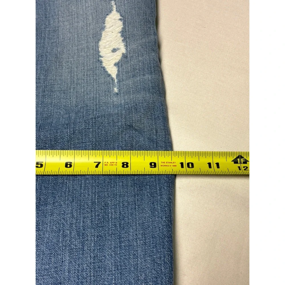 VTG True Religion Rocco Row Mens Distressed Straight Leg Jeans‎ Blue 44x33 USA